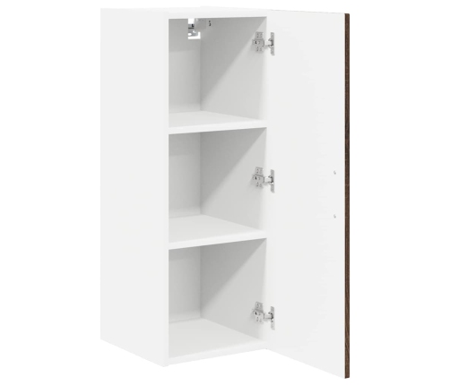 Virtuves Sienas Skapītis 2 Pcs Brūns Ozols 30 X 31 X 80 Cm Vidaxl