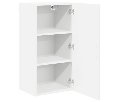 Virtuves Sienas Skapītis Ar Plauktu Balts 40 X 31 X 80 Cm Vidaxl