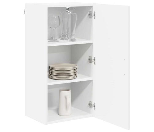 Virtuves Sienas Skapītis Ar Plauktu Balts 40 X 31 X 80 Cm Vidaxl