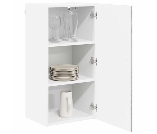 Virtuves Sienas Skapītis Betona Pelēks 40 X 31 X 80 Cm Vidaxl