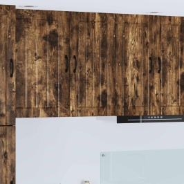 Virtuves Sienas Skapītis Dūmaka Ozols 40 X 31 X 80 Cm Vidaxl