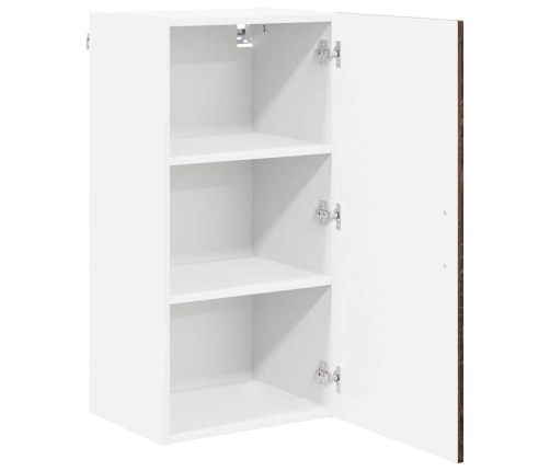 Virtuves Sienas Skapītis Ar Plauktu Brūns Ozols 40 X 31 X 80 Cm Vidaxl