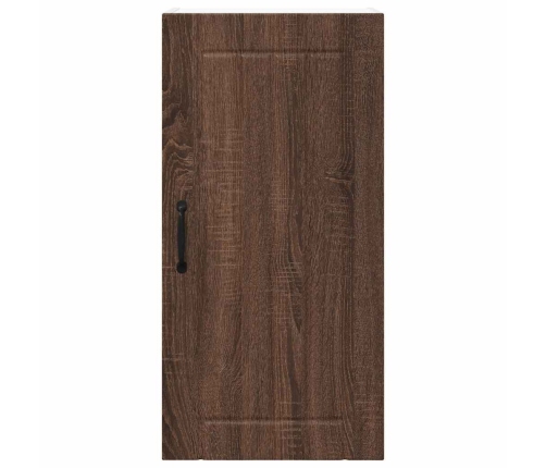 Virtuves Sienas Skapītis Ar Plauktu Brūns Ozols 40 X 31 X 80 Cm Vidaxl