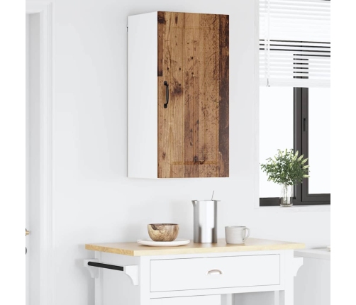 Virtuves Sienas Skapītis Ar Plauktu Vecs Koks 40 X 31 X 80 Cm Vidaxl
