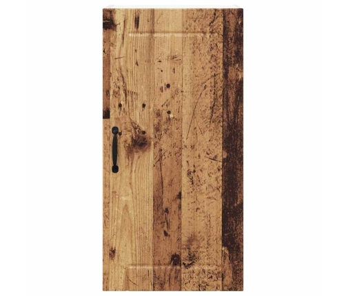 Virtuves Sienas Skapītis Ar Plauktu Vecs Koks 40 X 31 X 80 Cm Vidaxl