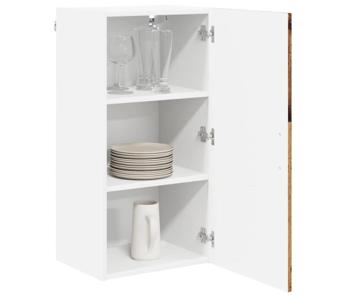 Virtuves Sienas Skapītis Ar Plauktu Vecs Koks 40 X 31 X 80 Cm Vidaxl