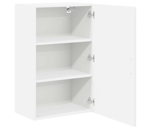 Virtuves Sienas Skapītis Ar Plauktu Balts 50 X 31 X 80 Cm Vidaxl