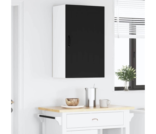 Virtuves Sienas Skapītis Ar Plauktu Melna 50 X 31 X 80 Cm Vidaxl