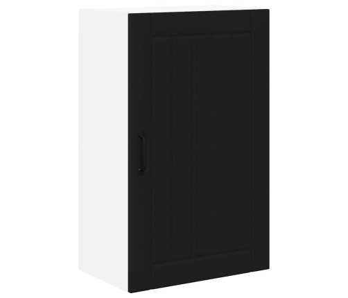 Virtuves Sienas Skapītis Ar Plauktu Melna 50 X 31 X 80 Cm Vidaxl
