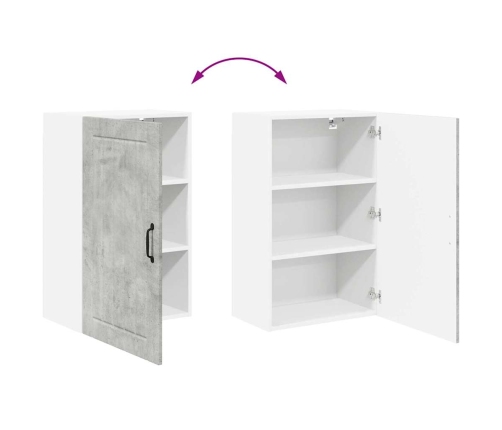 Virtuves Sienas Skapītis Betona Pelēks 50 X 31 X 80 Cm Vidaxl