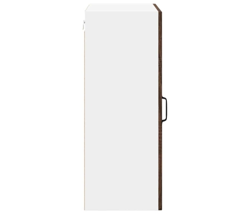 Virtuves Sienas Skapītis Ar Plauktu Brūns Ozols 50 X 31 X 80 Cm Vidaxl