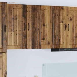 Virtuves Sienas Skapītis Ar Plauktu Vecs Koks 50 X 31 X 80 Cm Vidaxl