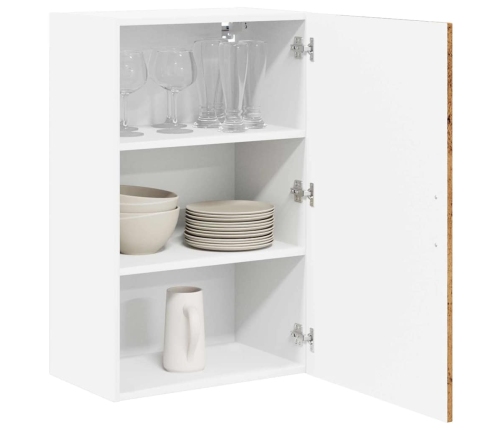 Virtuves Sienas Skapītis Ar Plauktu Vecs Koks 50 X 31 X 80 Cm Vidaxl