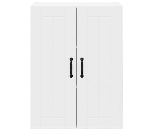 Virtuves Sienas Skapītis Ar Plauktu Balts 60 X 31 X 80 Cm Vidaxl