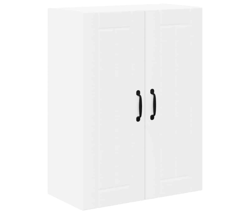 Virtuves Sienas Skapītis Ar Plauktu Balts 60 X 31 X 80 Cm Vidaxl