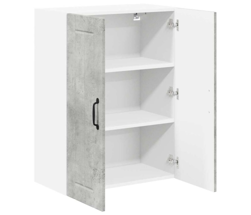 Virtuves Sienas Skapītis Betona Pelēks 60 X 31 X 80 Cm Vidaxl