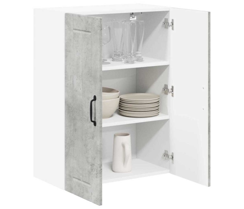 Virtuves Sienas Skapītis Betona Pelēks 60 X 31 X 80 Cm Vidaxl