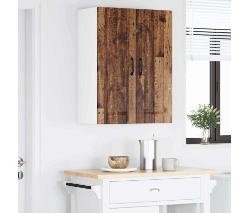 Virtuves Sienas Skapītis Ar Plauktu Vecs Koks 60 X 31 X 80 Cm Vidaxl