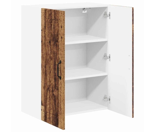 Virtuves Sienas Skapītis Ar Plauktu Vecs Koks 60 X 31 X 80 Cm Vidaxl