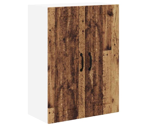 Virtuves Sienas Skapītis Ar Plauktu Vecs Koks 60 X 31 X 80 Cm Vidaxl