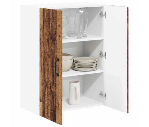 Virtuves Sienas Skapītis Ar Plauktu Vecs Koks 60 X 31 X 80 Cm Vidaxl