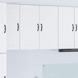 Virtuves Sienas Skapītis Ar Plauktu Balts 80 X 31 X 80 Cm Vidaxl