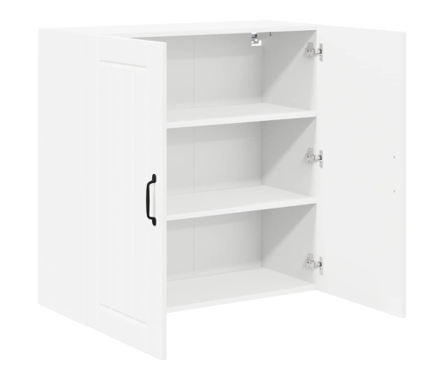 Virtuves Sienas Skapītis Ar Plauktu Balts 80 X 31 X 80 Cm Vidaxl