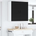 Virtuves Sienas Skapītis Ar Plauktu Melna 80 X 31 X 80 Cm Vidaxl