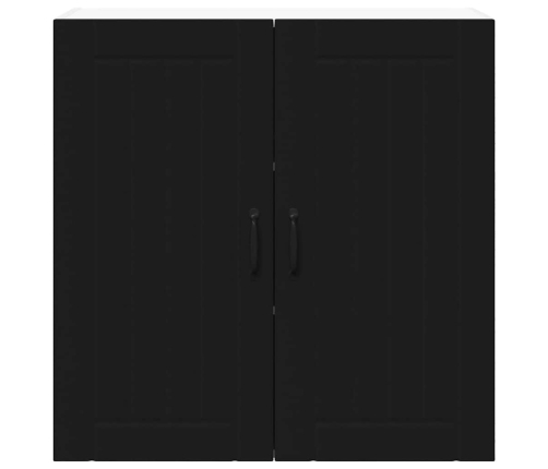 Virtuves Sienas Skapītis Ar Plauktu Melna 80 X 31 X 80 Cm Vidaxl