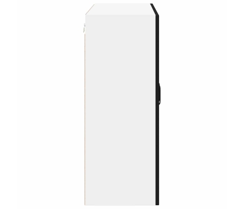 Virtuves Sienas Skapītis Ar Plauktu Melna 80 X 31 X 80 Cm Vidaxl