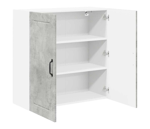 Virtuves Sienas Skapītis Betona Pelēks 80 X 31 X 80 Cm Vidaxl