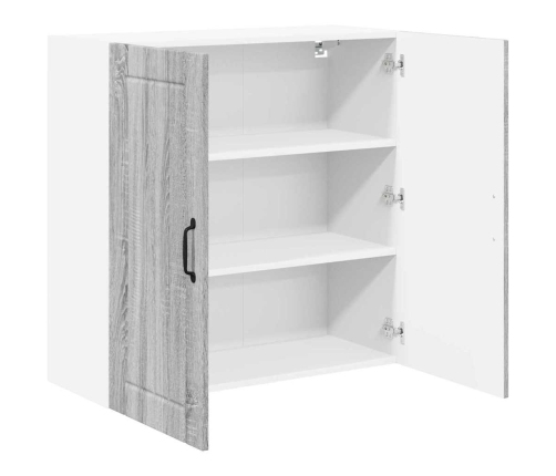 Virtuves Sienas Skapītis Pelēks Sonoma 80 X 31 X 80 Cm Vidaxl