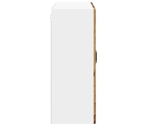 Virtuves Sienas Skapītis Ar Plauktu Vecs Koks 80 X 31 X 80 Cm Vidaxl