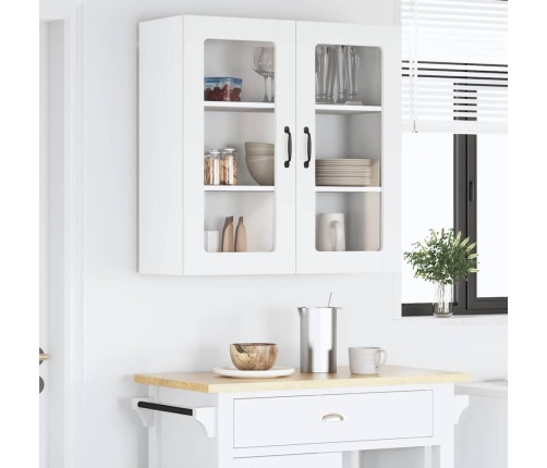 Virtuves Sienas Skapītis Ar Plauktu Balts 80 X 31 X 80 Cm Vidaxl