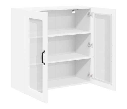 Virtuves Sienas Skapītis Ar Plauktu Balts 80 X 31 X 80 Cm Vidaxl