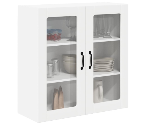 Virtuves Sienas Skapītis Ar Plauktu Balts 80 X 31 X 80 Cm Vidaxl