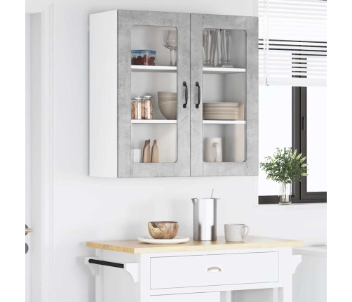 Virtuves Sienas Skapītis Betona Pelēks 80 X 31 X 80 Cm Vidaxl