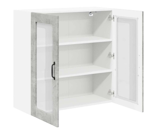 Virtuves Sienas Skapītis Betona Pelēks 80 X 31 X 80 Cm Vidaxl