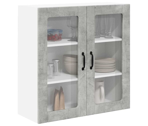 Virtuves Sienas Skapītis Betona Pelēks 80 X 31 X 80 Cm Vidaxl