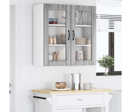 Virtuves Skapis Pelēks Sonoma 80 X 31 X 80 Cm Inženierijas Koks Vidaxl