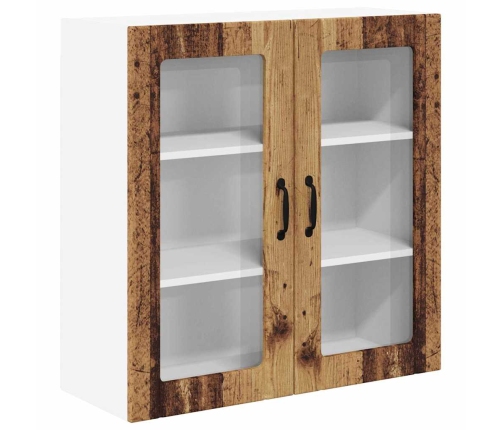 Virtuves Sienas Skapītis Ar Plauktu Vecs Koks 80 X 31 X 80 Cm Vidaxl