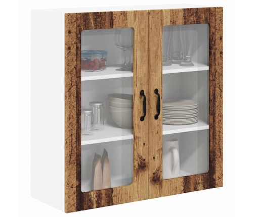 Virtuves Sienas Skapītis Ar Plauktu Vecs Koks 80 X 31 X 80 Cm Vidaxl