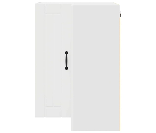 Virtuves Sienas Skapītis Ar Plauktu Balts 57 X 57 X 80 Cm Vidaxl