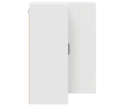 Virtuves Sienas Skapītis Ar Plauktu Balts 57 X 57 X 80 Cm Vidaxl