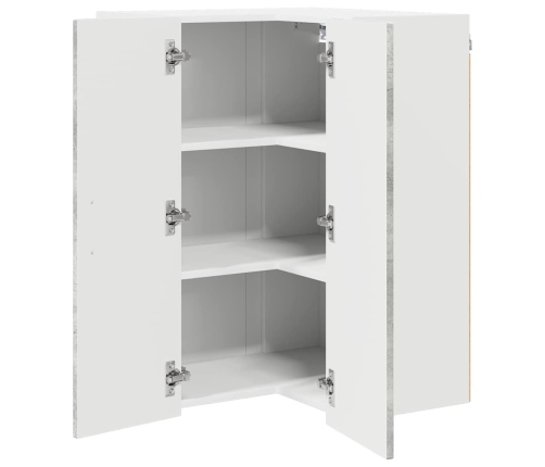 Virtuves Sienas Skapītis Betona Pelēks 57 X 57 X 80 Cm Vidaxl