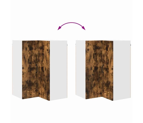 Virtuves Sienas Skapītis Dūmaka Ozols 57 X 57 X 80 Cm Vidaxl