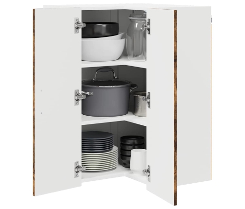 Virtuves Sienas Skapītis Dūmaka Ozols 57 X 57 X 80 Cm Vidaxl