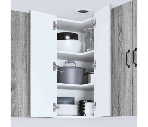 Virtuves Sienas Skapītis Pelēks Sonoma 57 X 57 X 80 Cm Vidaxl