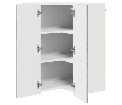 Virtuves Sienas Skapītis Pelēks Sonoma 57 X 57 X 80 Cm Vidaxl