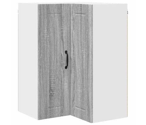 Virtuves Sienas Skapītis Pelēks Sonoma 57 X 57 X 80 Cm Vidaxl